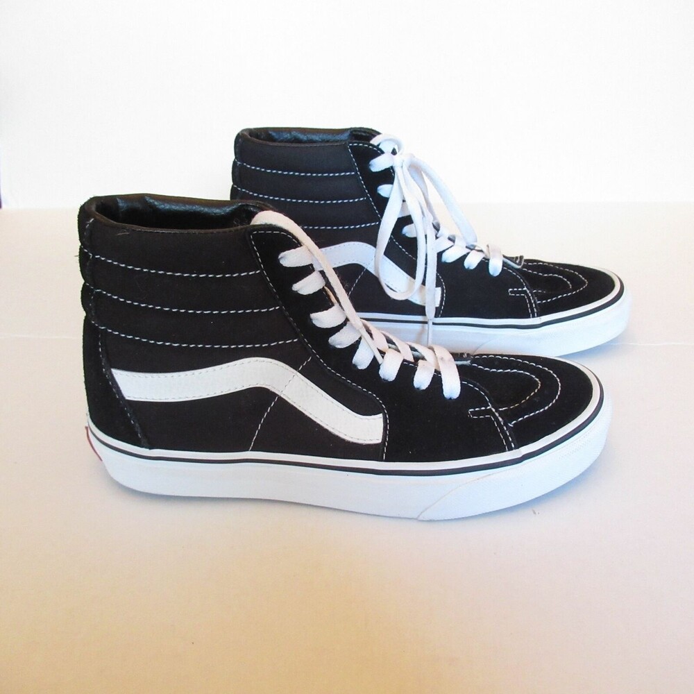 Vans Unisex Adult Sk8-Hi 508731 Black Suede Lace Up Sneaker Shoes Size M6/W7.5